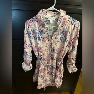 NWT - women’s motherhood maternity 3/4 length sleeve size medium color pink